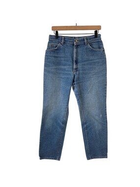 Vintage Lee Riders High Rise Mom Jeans Light Was Denim Women's ? (14 Pet)